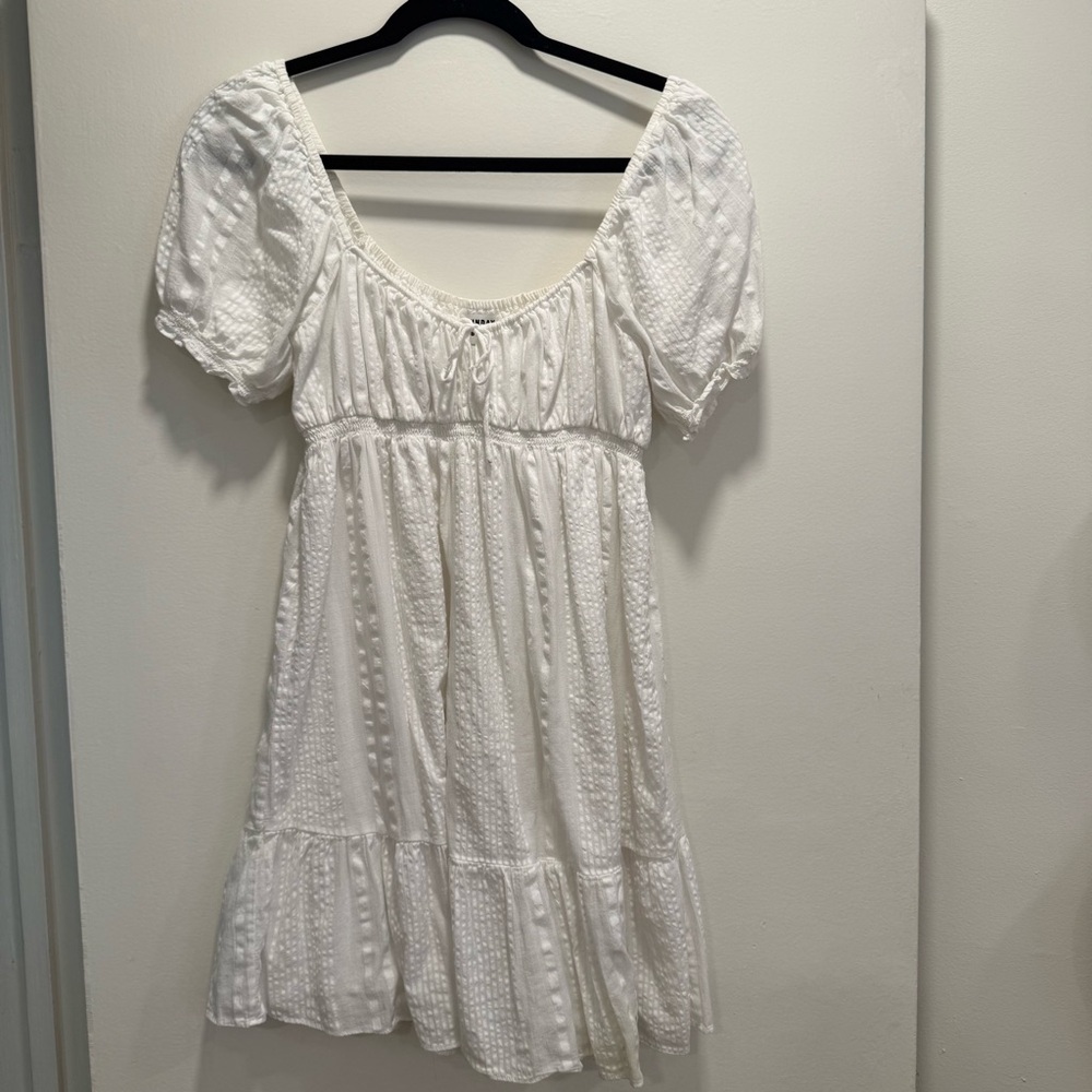 Aritzia Sunday Best White Baby Doll Dress